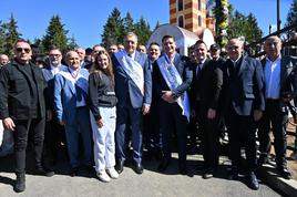 Zoran Stevanović in Milorad Dodik skupaj v BiH