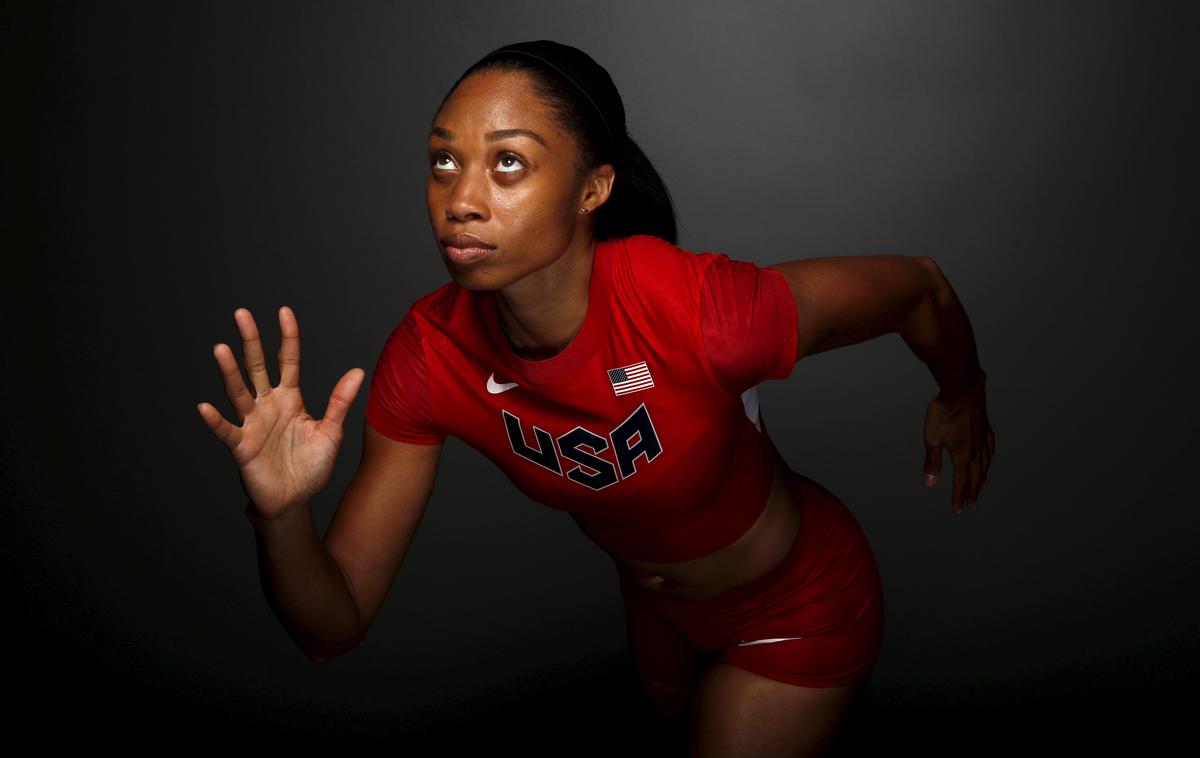 Allyson Felix | Allyson Felix je nazaj in namerava prihodnje leto nastopiti na olimpijskih igrah v Tokiu. | Foto Reuters