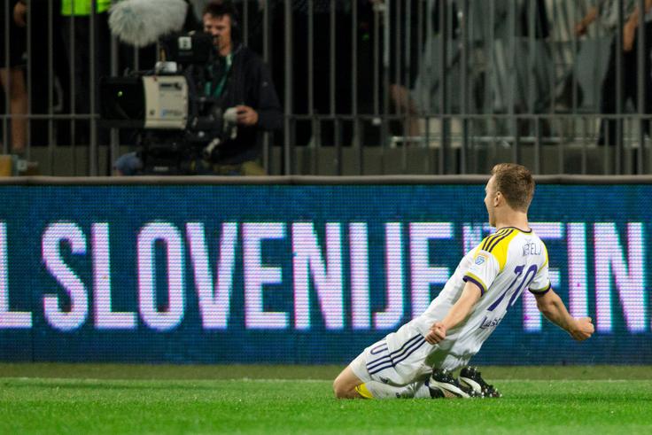 Odločilni strel z bele točke je zadel Aleš Mertelj. | Foto: Matic Klanšek Velej/Sportida