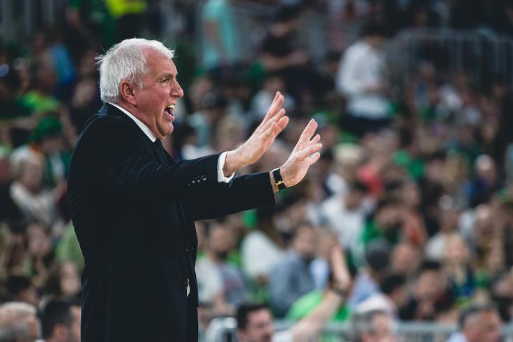 Željko Obradović ni imel razlogov za zadovoljstvo. | Foto: Grega Valančič/Sportida