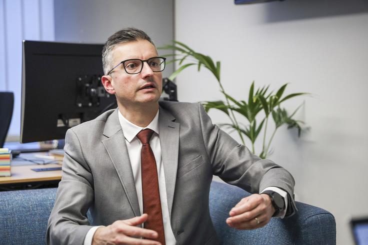 Šarec: "Trenutna vlada se sooča s krizami več vrst. Odpornost in varnost sta postali ključni tako za Slovenijo kot za Evropsko unijo." | Foto: Renew Europe group