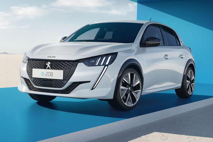 Peugeot e-208 | Peugeotov e-208 sodi v vrh najbolje prodajanih majhnih električnih avtomobilov v Evropi. | Foto Peugeot