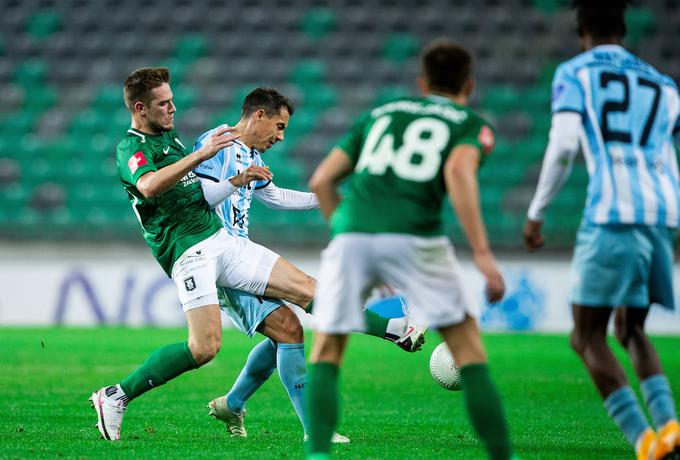 Olimpija je dosegla drugo zmago v treh dneh. V nedeljo je premagala Domžale s 3:2, v sredo pa Gorico z 1:0. | Foto: Vid Ponikvar/Sportida