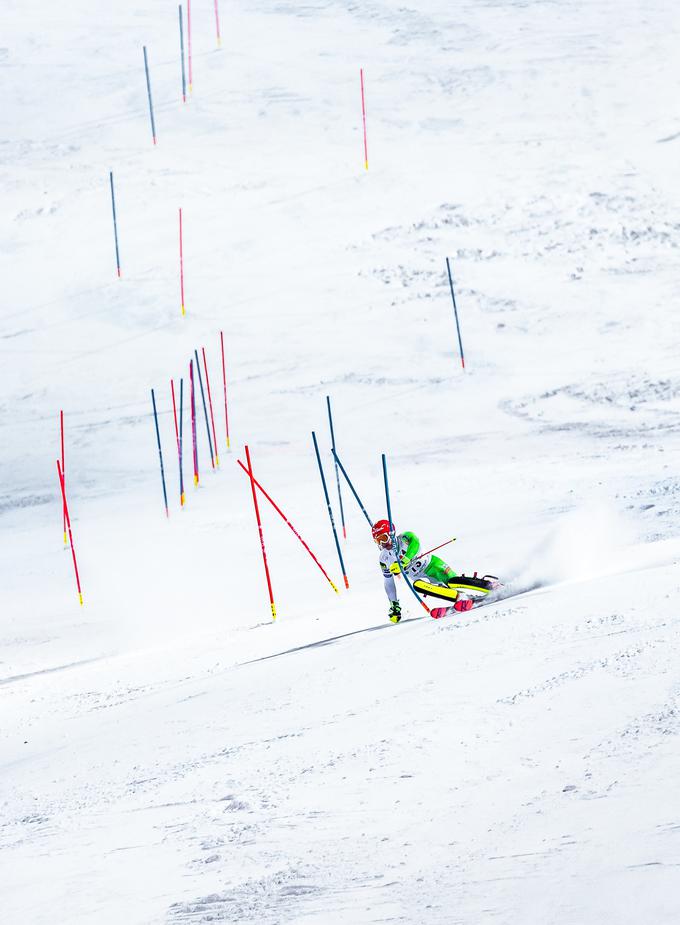 V sezoni 2018/19 je bil Žan Kranjec dvakrat uvrščen na 11. mesto v slalomu. | Foto: Sportida