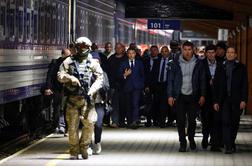 Merz, Macron in Starmer prispeli v Kijev