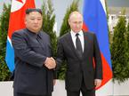 Kim Jong Un in Vladimir Putin