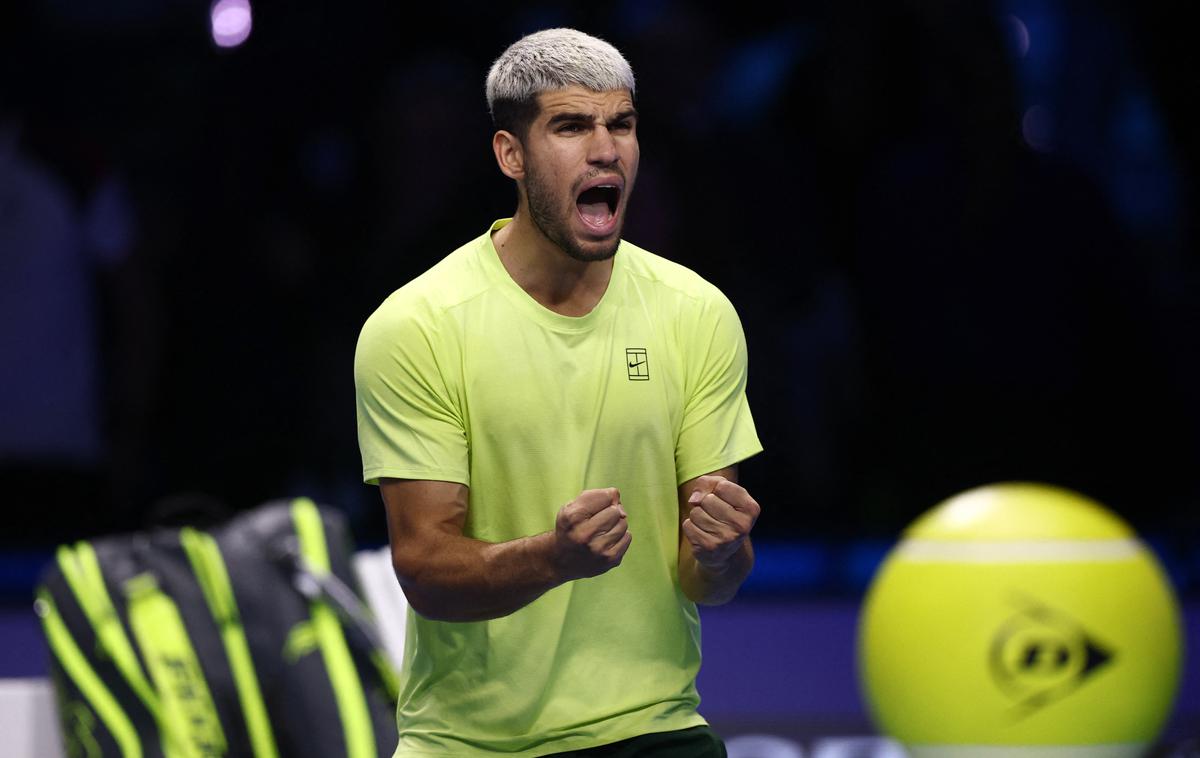 Carlos Alcaraz | Carlos Alcaraz je sezono končal kot števila ena moškega tenisa. | Foto Reuters