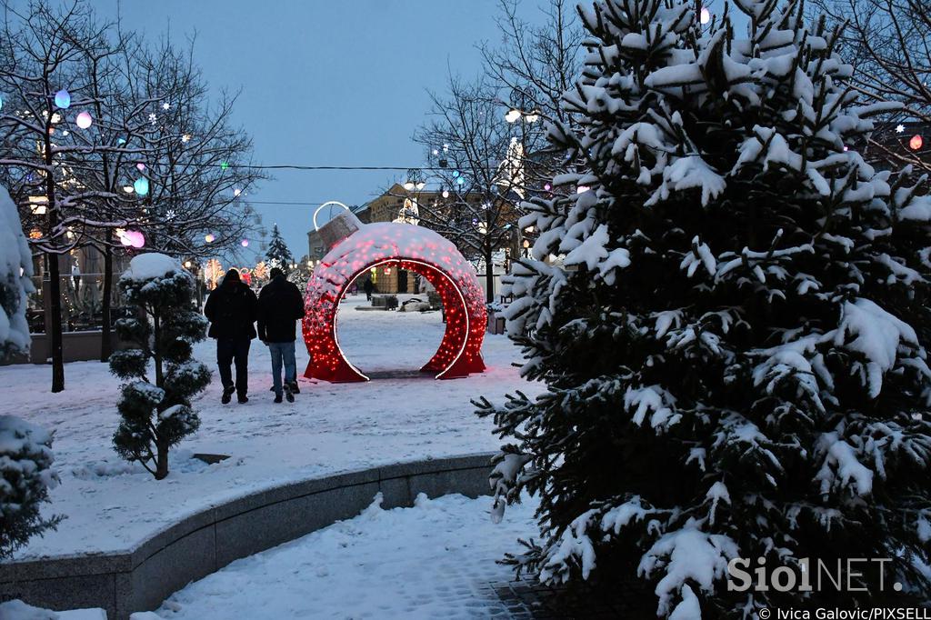 sneg, zima, Hrvaška