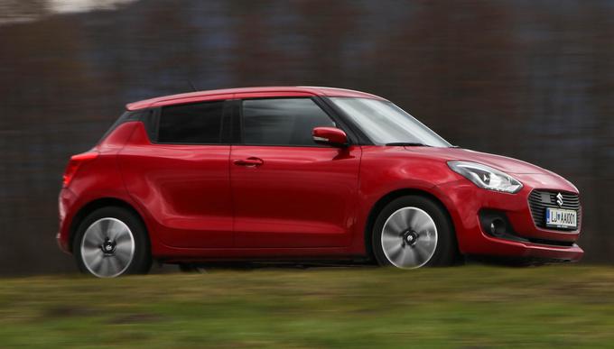 Suzuki swift se izkaže s simpatičnostjo, odličnimi voznimi lastnostmi in tudi nizko ceno. Le popustov pri njihovih trgovcih ne moremo pričakovati. Težava s swiftom je tudi dobava avtomobila iz Japonske, saj so razpoložljive kvote zelo omejene. | Foto: PRIMA