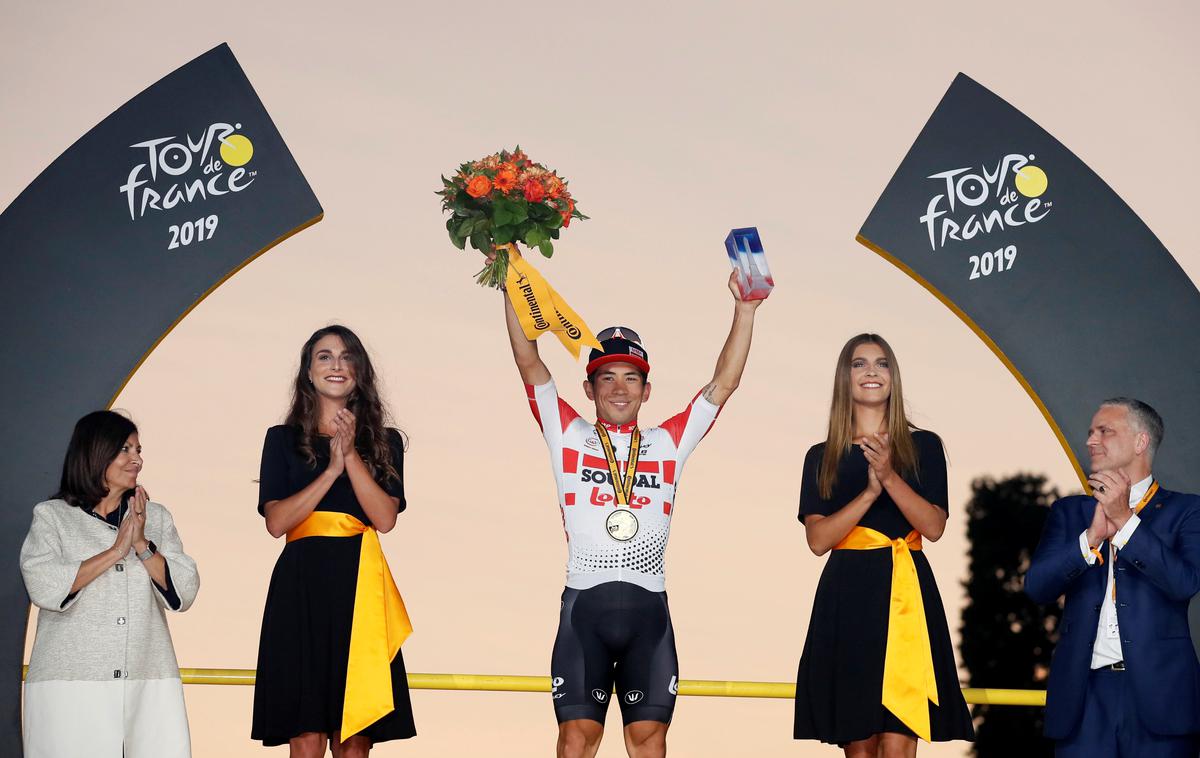 Caleb Ewan | Caleb Ewan bo zmage in druge posebne priložnosti še lahko proslavljal z alkoholom, sicer pa je po novem v moštvu Lotto-Soudal prepovedan.  | Foto Reuters