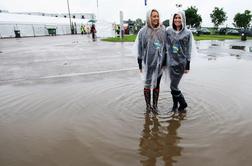 Schumiju se je želja izpolnila: dež v Silverstonu