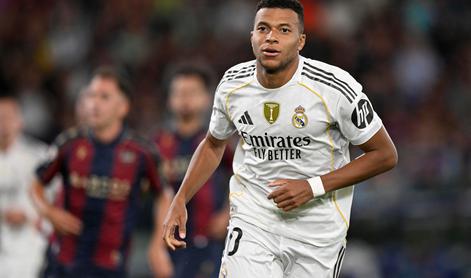 V živo: Real Madrid na krilih Mbappeja nadaljuje sanjski niz