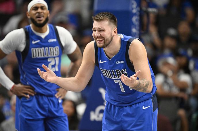 Luka Dončić | Luko Dončića in Dallas čaka srečanje s Houstonom. | Foto Reuters