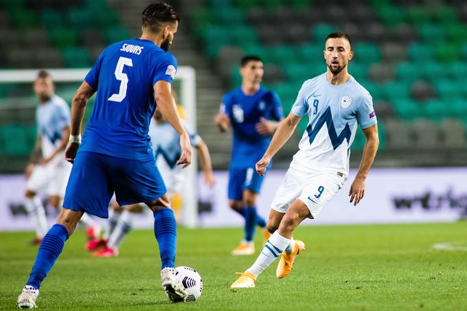 Slovenska reprezentanca je v uvodnem krogu lige narodov v Stožicah remizirala z Grčijo (0:0). | Foto: Grega Valančič / Sportida