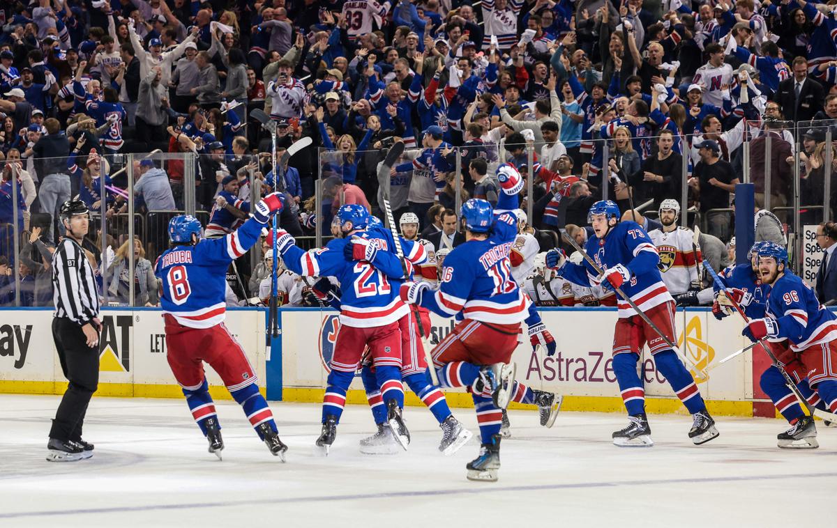 New York Rangers | New York Rangers so slavili po podaljšku. | Foto Reuters