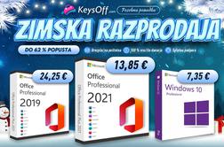 Keysoffova zimska razprodaja: kako dobiti licenco za originalni Windows 10 Pro za samo 6,22 €?