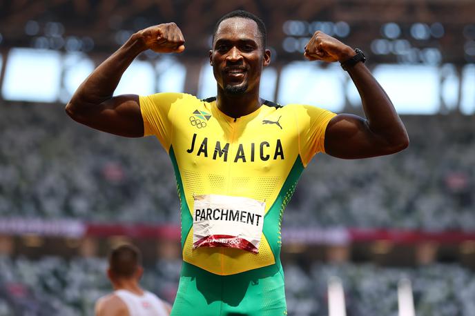 Hansle Parchment | Jamajčan Hansle Parchment je novi olimpijski prvak v teku na 100 metrov z ovirami. | Foto Reuters