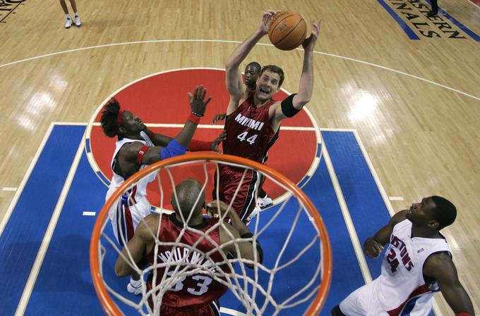 Zadnje minute v ligi NBA: v dresu Miamija. | Foto: Getty Images