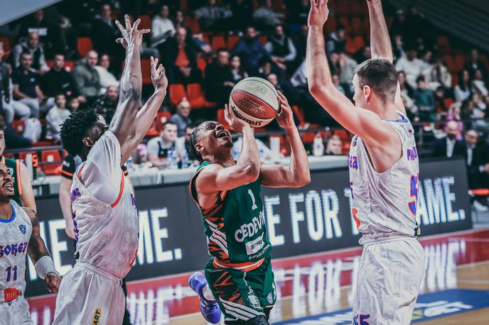 Igokea : Cedevita Olimpija | Cedevita Olimpija je zmagala v Laktaših. | Foto Igokea m:tel/Marija Vuruna