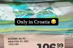 V trgovini na Hrvaškem brisača sto evrov: "To je konec za hrvaški turizem"