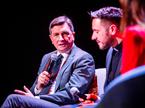 Dobrodelni večer Martin Golob Borut Pahor