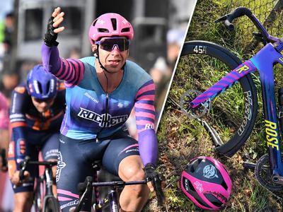 Dylan Groenewegen med treningom trčil z motoristom, odnesel jo je z natrgano mišico