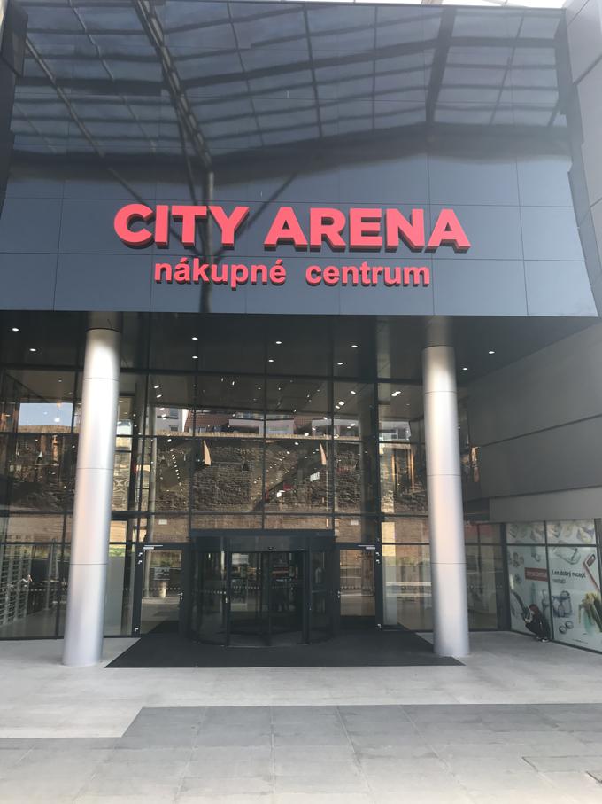City arena se imenuje veliko trgovsko središče v Trnavi. | Foto: Sportal