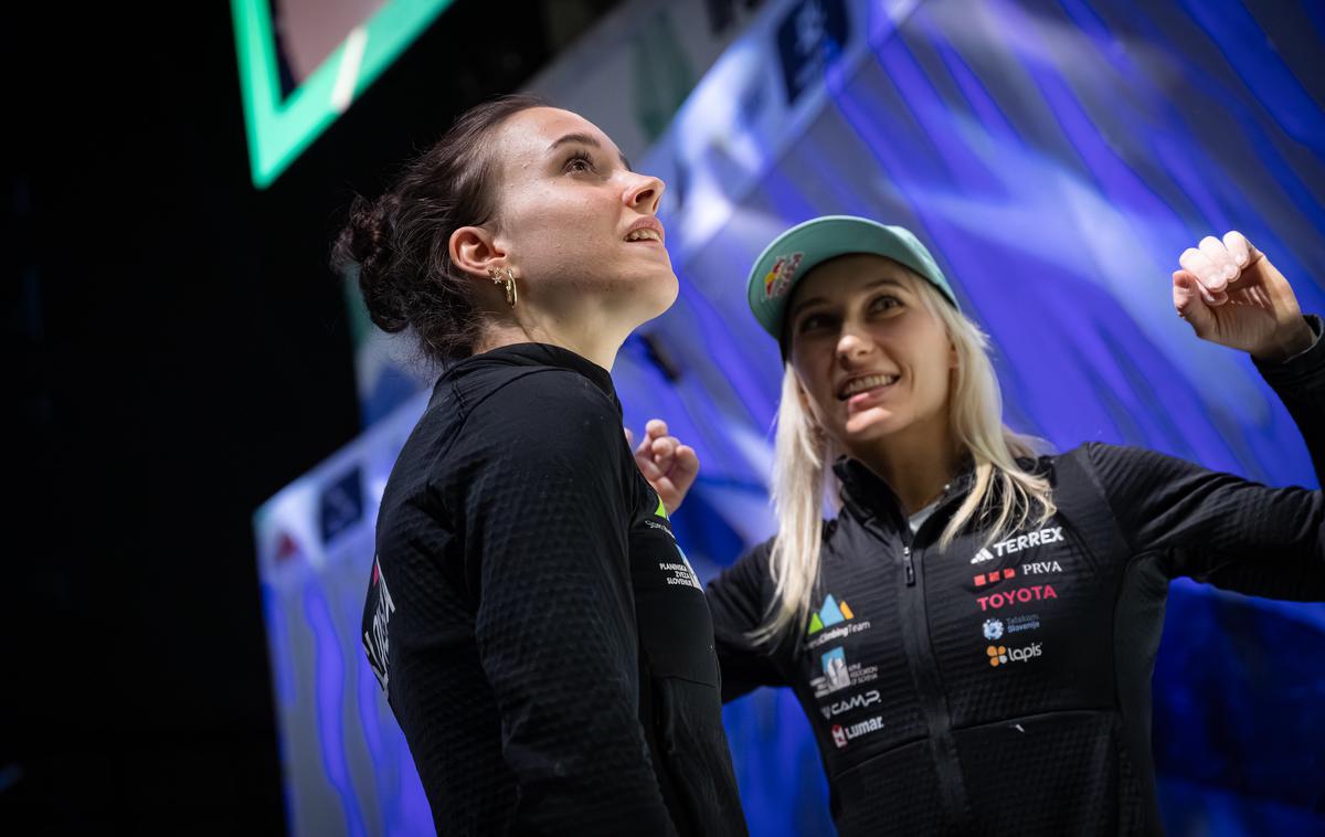 Janja Garnbret | Janja Garnbret in Rosa Rekar sta poskrbeli za nov slovenski plezalni uspeh. Zmago in drugo msto na svetovnem prvenstvu v disciplini težavnost. | Foto Slobodan Mišković