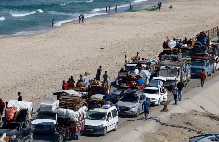 Gaza, Palestina, prebivalci, odhod, beg, vojna, Izrael | Foto: Reuters