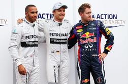 Rosberg vesel tretjega "pola", Vettel Mercedesa ne jemlje resno