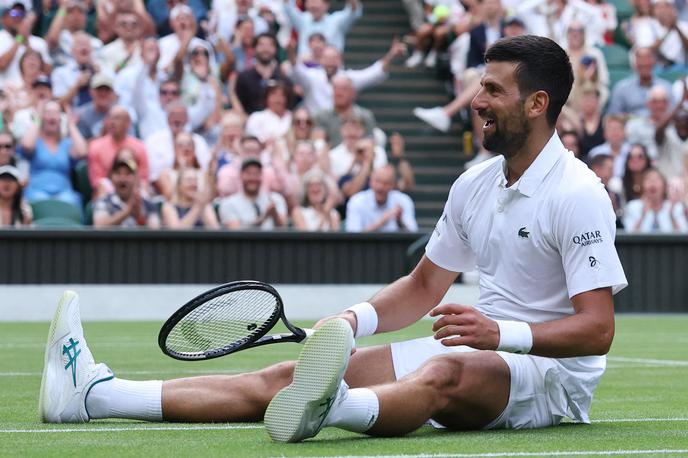 Novak Đoković Wimbledon | Novak Đoković je prvi niz izgubil z 1:6. | Foto Reuters