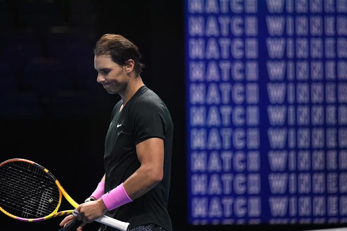 Rafael Nadal | Rafael Nadal je v polfinalu zaključnega turnirja v Londonu. | Foto Reuters