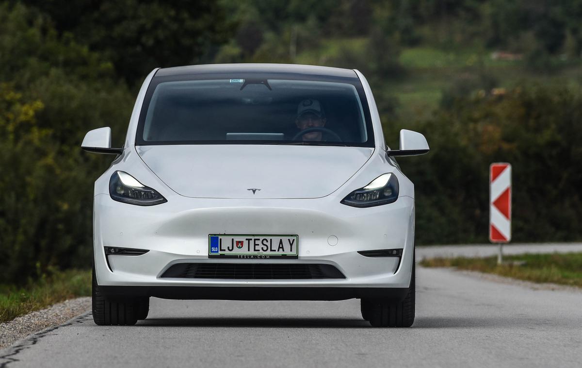 Tesla Y | Tesla je lani prodala 1,3 milijona električnih avtomobilov. | Foto Gašper Pirman