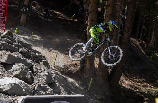 Monika Hrastnik na spustu neposredno v finale