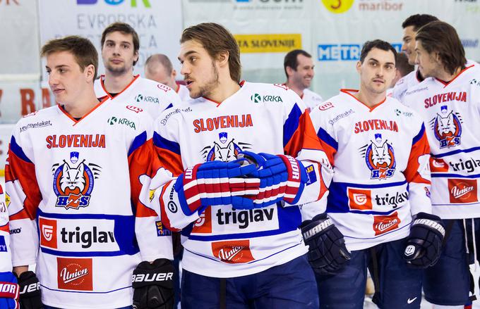 S člansko reprezentanco je sodeloval na enem svetovnem prvenstvu, leta 2013 na Švedskem. | Foto: Vid Ponikvar