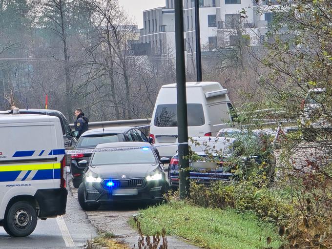 Policisti so umorjenega Zovka pred dobrim tednom dni našli v avtomobilu na Poti za Brdom v Ljubljani. | Foto: David Florjančič