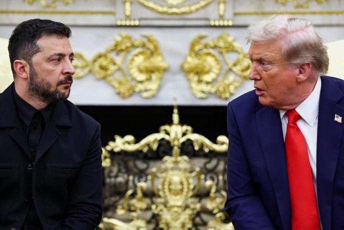 Trump ne izključuje napotitve ameriških vojakov v Ukrajino #vŽivo