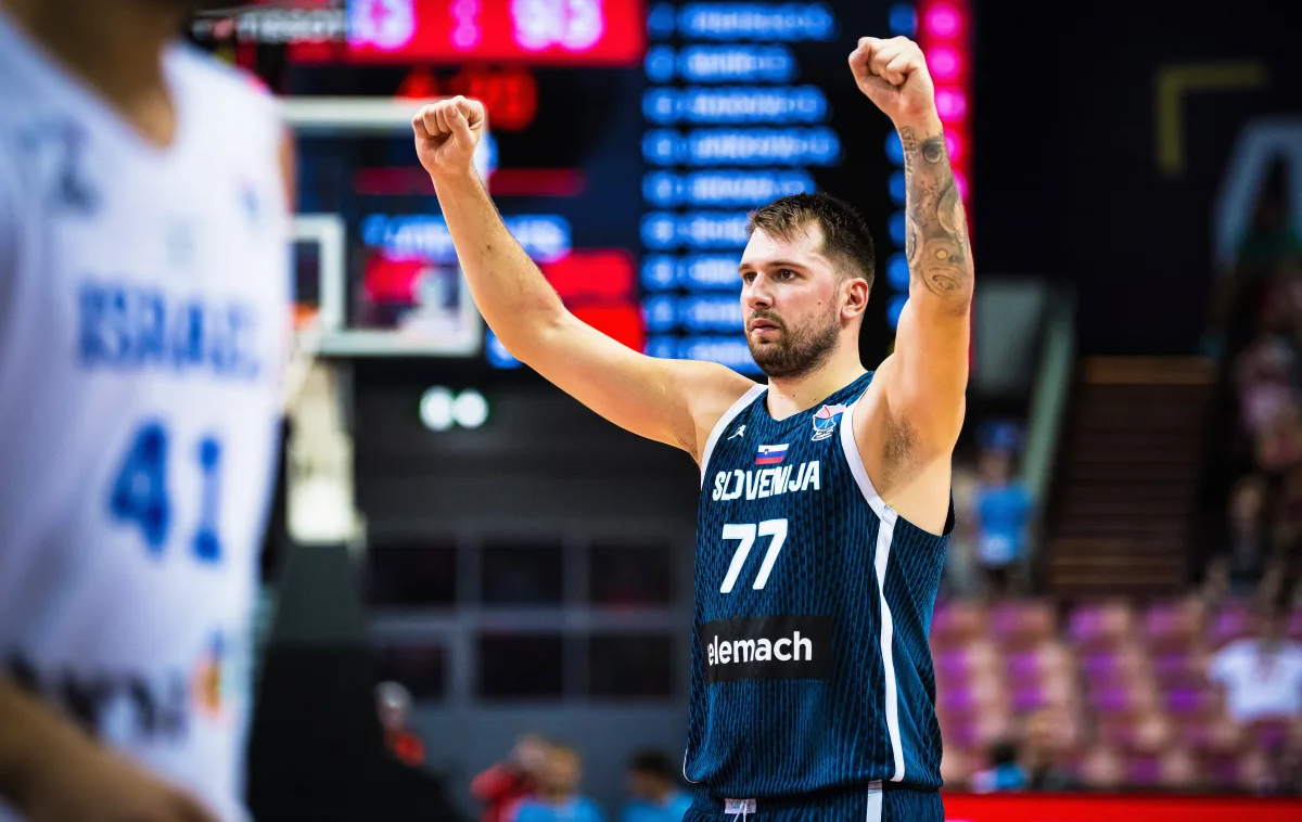 Luka Dončić, slovenska košarkarska reprezentanca | Luka Dončić je na tekmi proti Izraelu postal najboljši slovenski strelec na uradnih tekmah slovenske reprezentance. | Foto FIBA