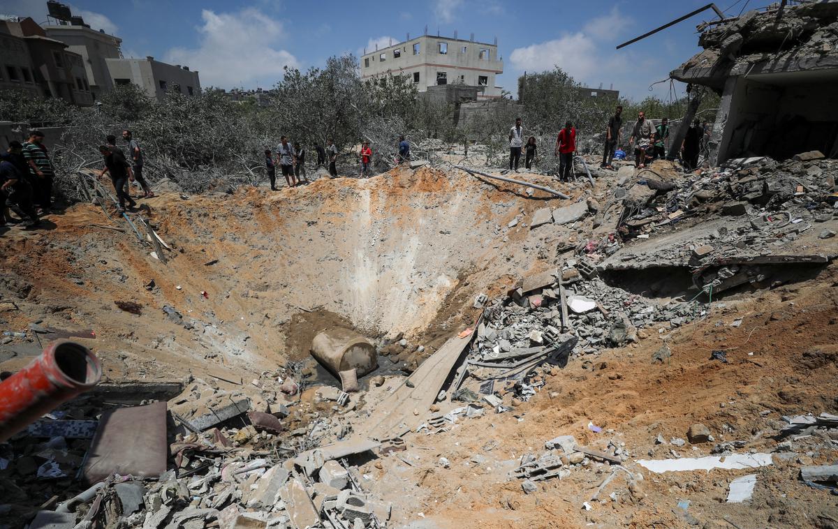 Gaza | Izrael nadaljuje napade na Gazo. | Foto Reuters