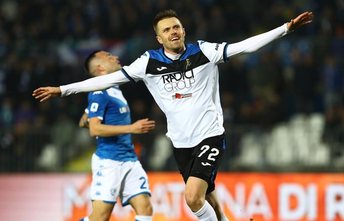 Josip Iličić je eden najboljših igralcev Atalante. V prejšnji sezoni je bil uvrščen v idealno enajsterico italijanskega prvenstva. | Foto: Getty Images