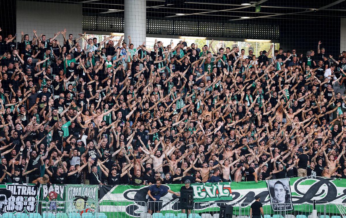 Olimpija Rijeka | Navijači Olimpije bi ob sobotni zmagi nad večnim rivalom Mariborom že proslavljali naslov državnega prvaka. | Foto Filip Barbalić