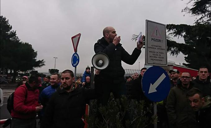 protest Luka Koper | Foto: Andrej Peroša