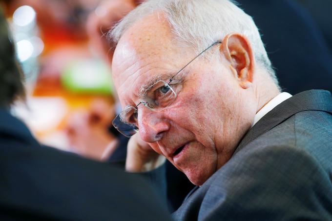 Wolfgang Schäuble, nemški finančni minister  | Foto: Reuters