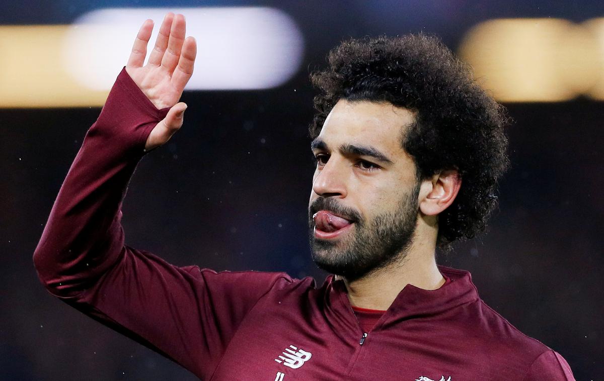 Mohamed Salah | Navijači Chelseaja so žallil Salaha. | Foto Reuters