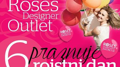 Dodatni popusti za 6. rojstni dan Roses Outlet centra