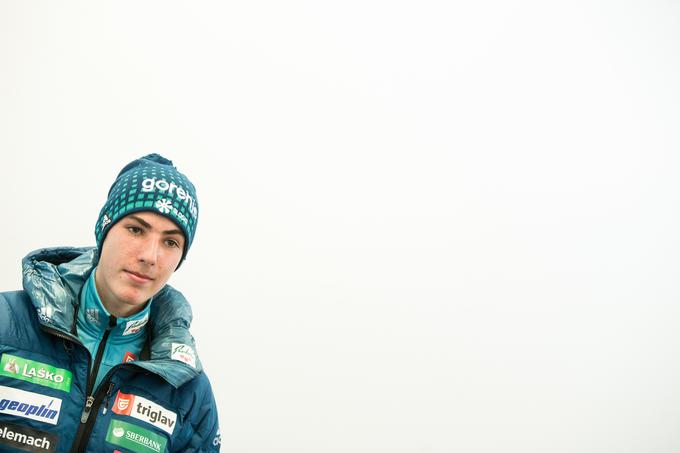 Timi Zajc je najboljši skok prikazal v kvalifikacijah in bil za Petrom Prevcem na mestu drugi najboljši Slovenec. | Foto: Vid Ponikvar