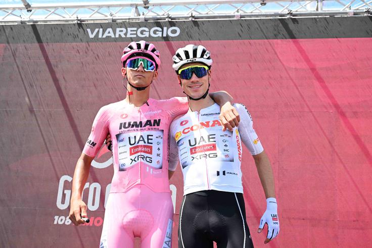Isaac del Toro, Juan Ayuso, Giro 2025 | Foto: Guliverimage