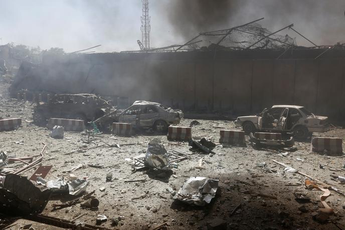 Kabul eksplozija | Trojica umorjenih je delala za logistično podjetje v Kabulu. | Foto Reuters