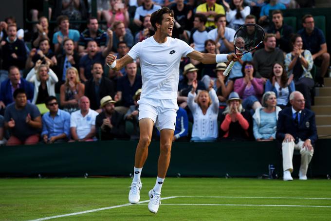 Aljaž Bedene se bo v sredo popoldne boril za uvrstitev v tretji krog Wimbledona. | Foto: Guliverimage/Getty Images