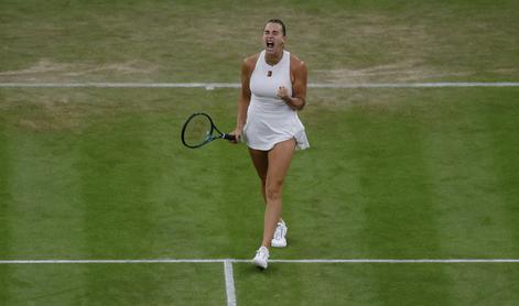 Sabalenka od frustracij do zmage nad domačo ljubljenko
